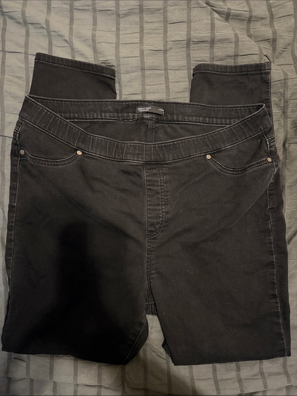 Vera Wang Black Stretch Jeggings